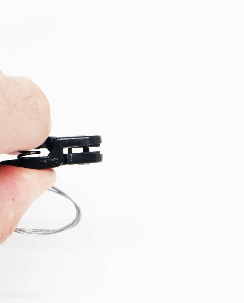 Bimini Lures Downrigger Fishing Quick Release Clip with Steel Fishing Line B Shape Pin! (Black - 2 Clips) - Image 2
